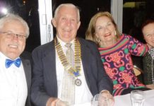 Rotary toasts new president