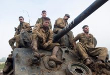 Pitt gets his war face on