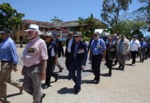 Mates remember the fallen