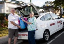 Cheap cabs hanging on