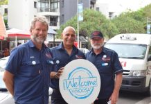 Taxi’s give a warm welcome