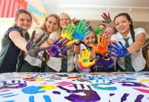 Hands up for harmony