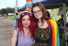 Festive, gay and proud