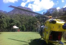 Chopper rescue for missing bushwalker
