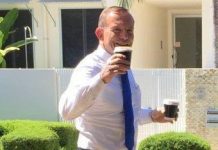 Whirlwind visit from man at the top