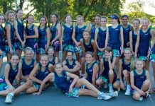 Netball players hit the road