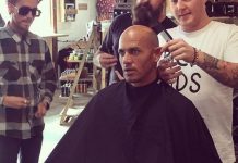 Surfing legend in for a trim