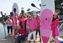 Noosa’s one sea of pink