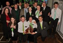 High school in business gear