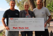 Senior surfers’ long board