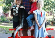 Hand-carved rocking horse