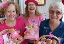 Pink attire at businesses