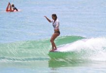 Ray White gets on (long)board