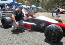 Michael climbs to top of the hill