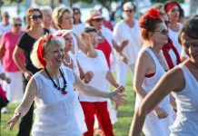 Dancers join anti-violence movement