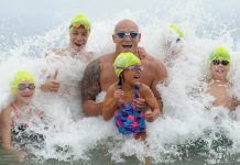Swimmers make waves