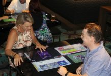 Entertainment is on the tables