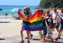 Council’s rainbow flag