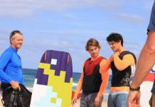 Menu surfed with Noosa setting