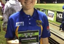 Juniors show their colours