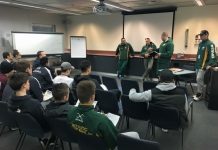 Boxers on their toes