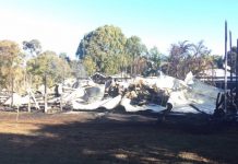 Hard work reduced to ashes