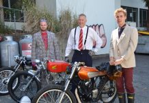 Distinguished gents take the ride