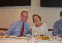 Barnaby drops by for lunch