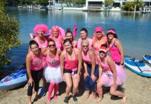 Sound transforms into pink sea