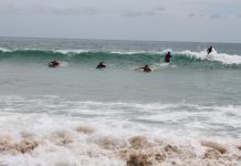 When surfing’s a battle