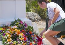 Moving ceremony by young leaders