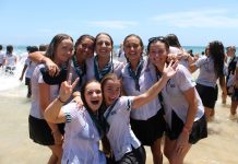 Charging into the ocean