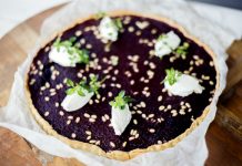 Christmas catering is on a plate