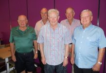 Bowlers in the festive spirit