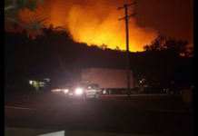 The day after the blaze