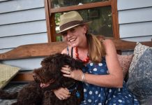 Katie has hands full