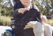 Sausage sizzle wheelchair support