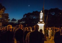 Honoured at Anzac dawn