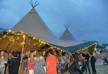 Festive spirit despite weather