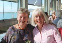 Ladies were tickled pink