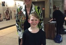 Scout,10, dances with his idol