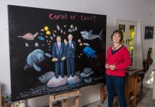 Canvas poser: Coral or Coal?