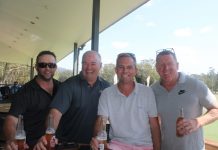 Lots of smiles at golf day