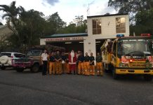 Red man’s yellow truck