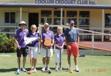 Medals shine at Coolum Croquet