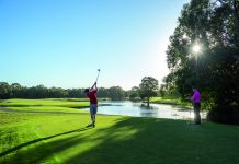 Luxury lots amid golf