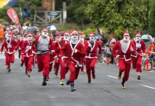 Santa dash a spectacle