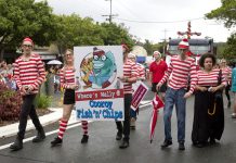 Parade defies the rain
