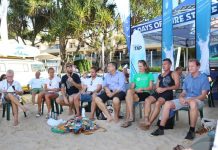 Surfers seek clean seas ahead