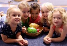 The Easter egg hunt is on